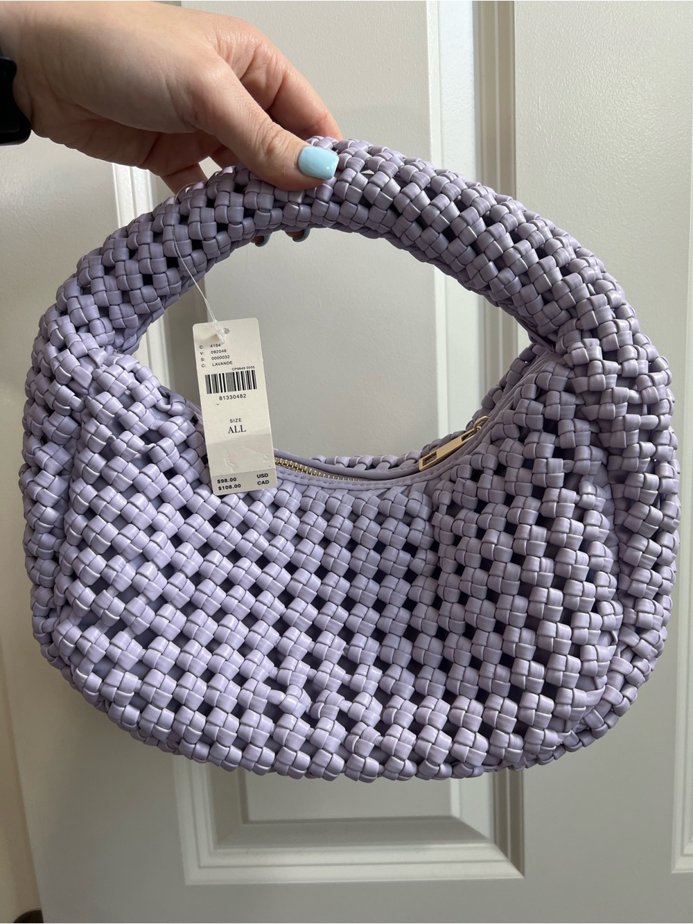 Anthropologie The Inez Knotted Faux Leather Bag